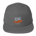 Five panel cap, Grey, front view