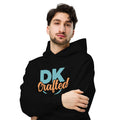 Unisex oversized hoodie, Black, front view