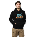 Unisex oversized hoodie, Black, front view