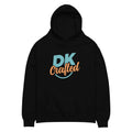 Unisex oversized hoodie, Black, front view