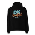 Unisex oversized hoodie, Black, front view