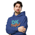 Unisex oversized hoodie, Cobalt, front view