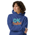 Unisex oversized hoodie, Cobalt, front view
