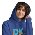 Unisex oversized hoodie, Cobalt, front view