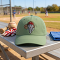 Lugnuts Baseball Mom Cap - Green Sage