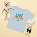 Baby jersey t-shirt in Light Blue, front view