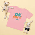 Baby jersey t-shirt in Pink, front view