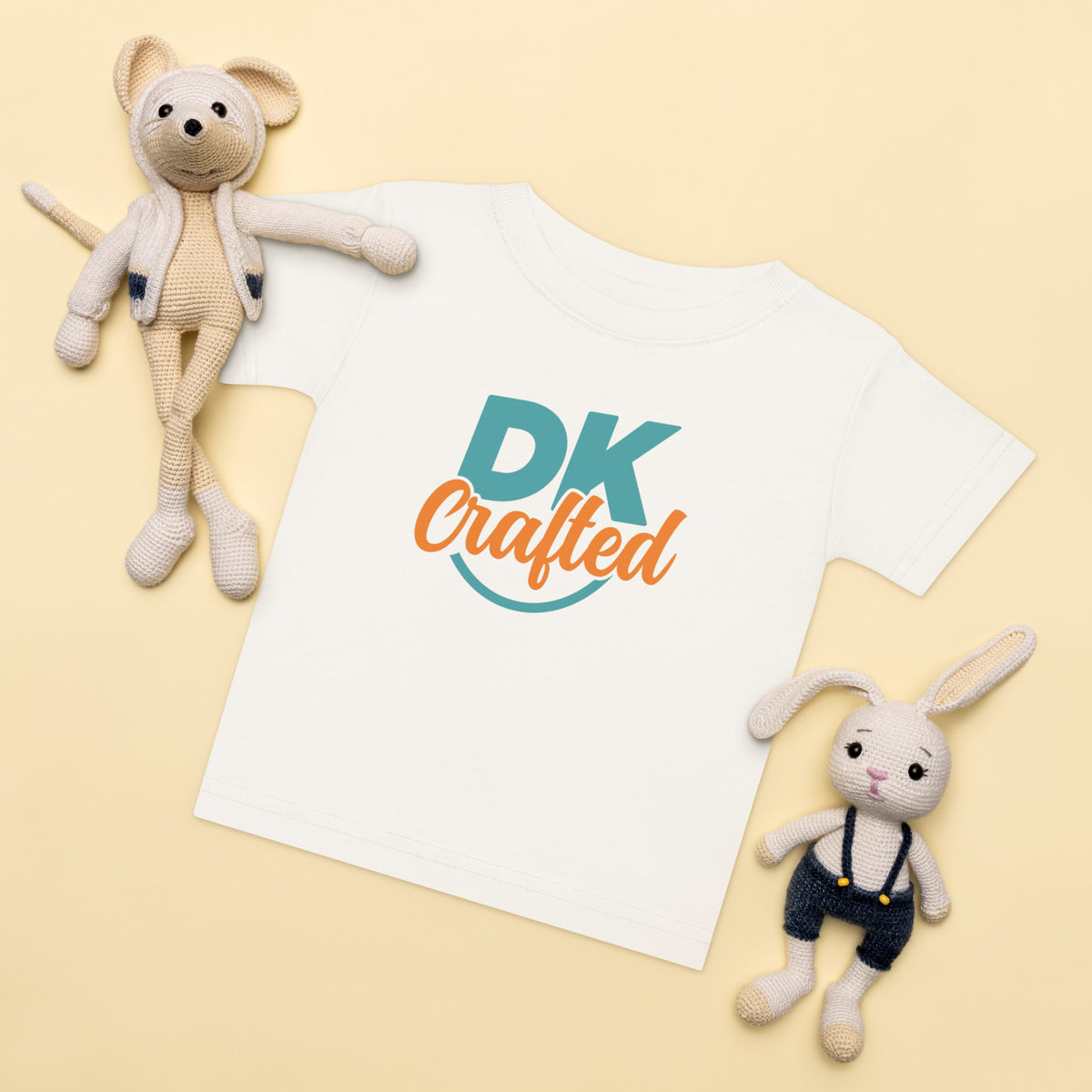 Baby jersey t-shirt in White, front view