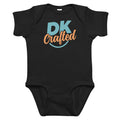 Infant bodysuit, Black, front view