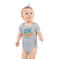 Infant bodysuit, Heather, front view