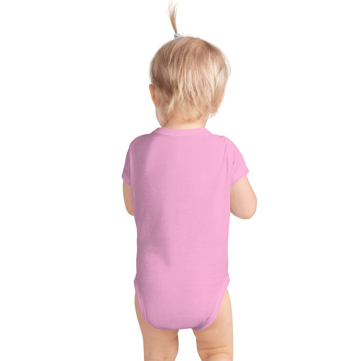 Infant bodysuit, Pink, back view