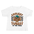 Baby Jersey Short Sleeve Tee in White, front view