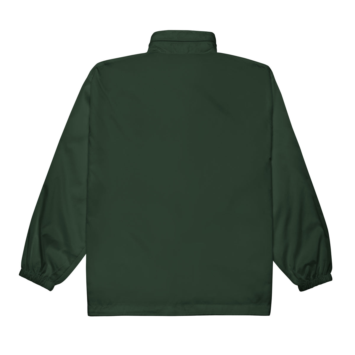 Unisex windbreaker, Forest Green, back view