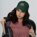 Unisex Adjustable Hat, Spruce, front view