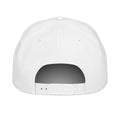 Classic rope cap in White/Black, back view