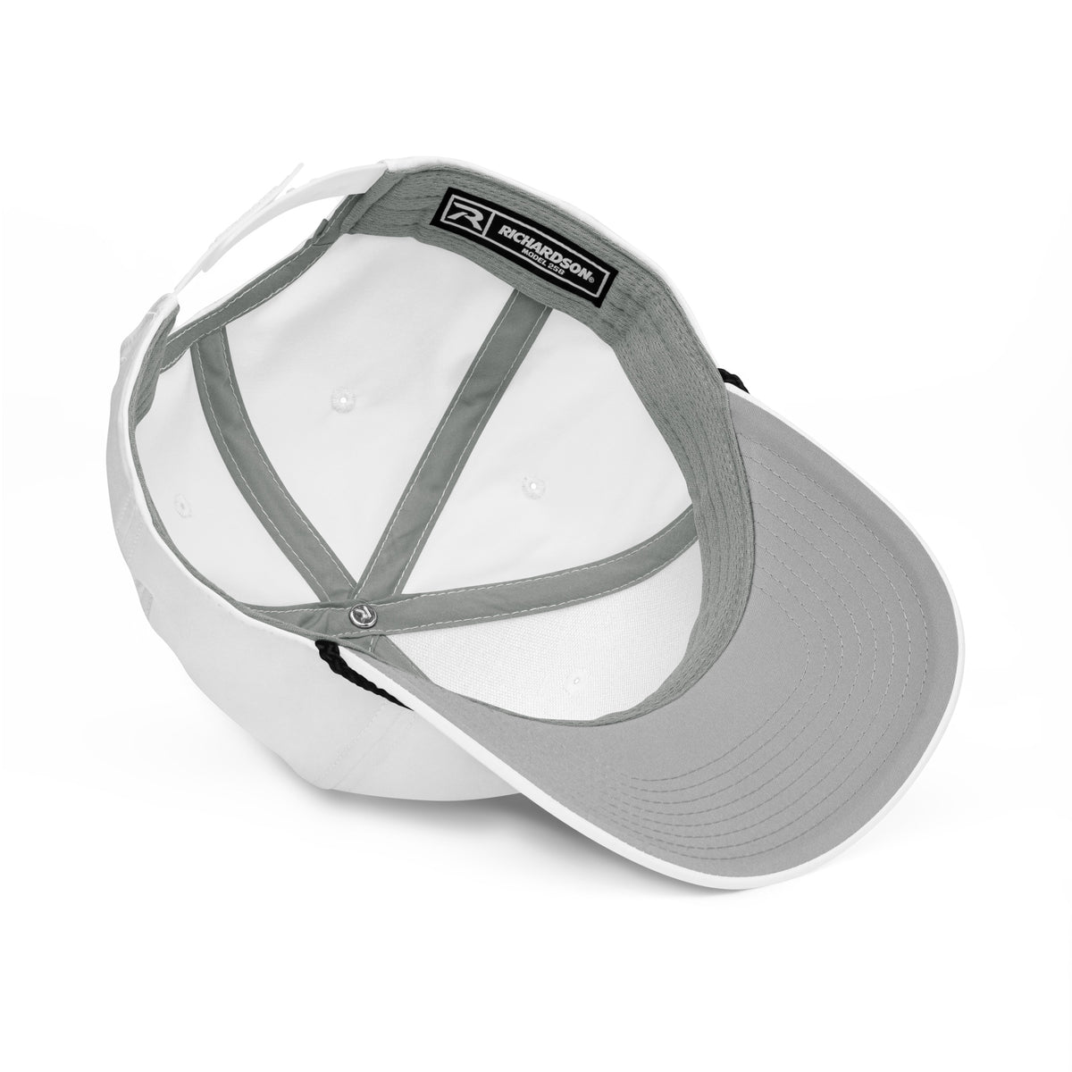 Classic rope cap in White/Black, product detail view