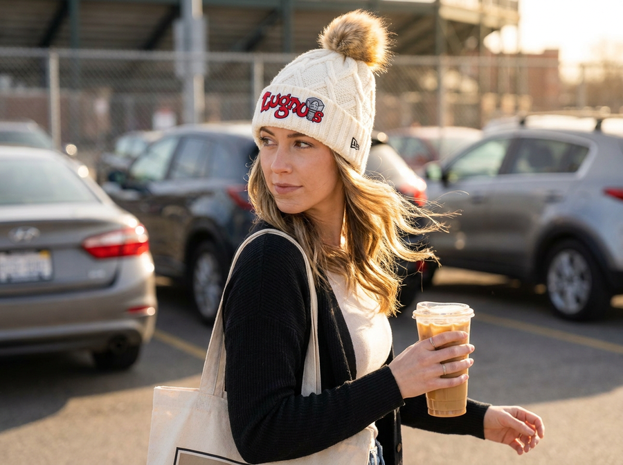 Lugnuts Faux Fur Pom Beanie — New Era