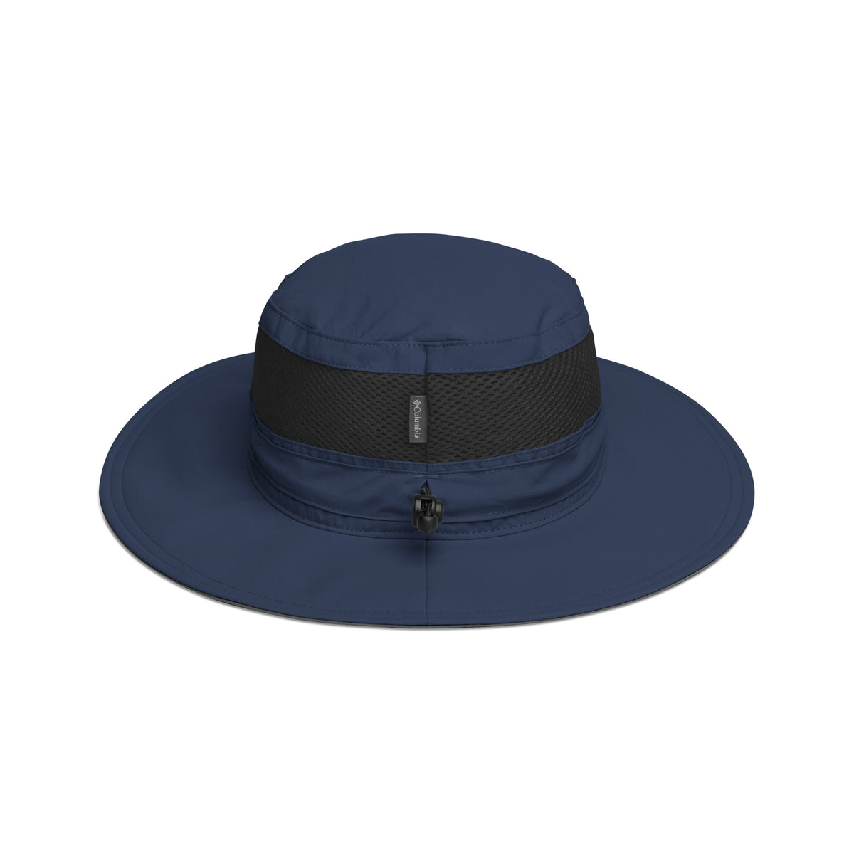 Columbia booney hat in Collegiate Navy, back view