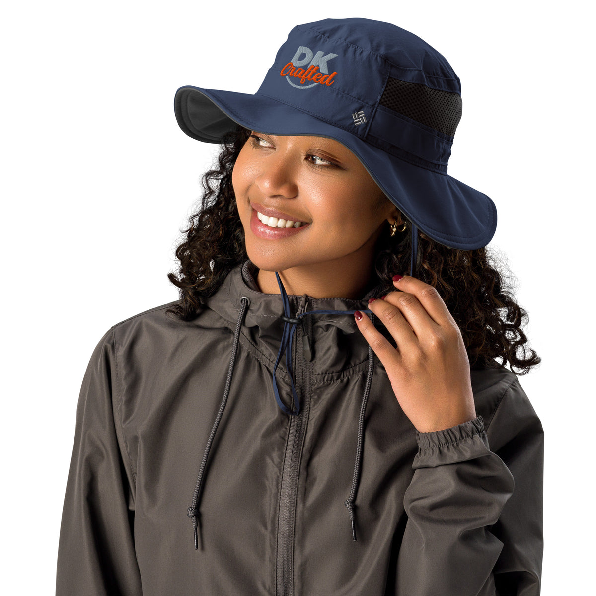 Columbia booney hat in Collegiate Navy, front view