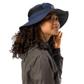 Columbia booney hat in Collegiate Navy, left front view