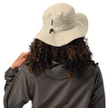 Columbia booney hat in Fossil, back view