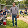 Lugnuts Premium Sponge Fleece Hoodie - Storm lifestyle