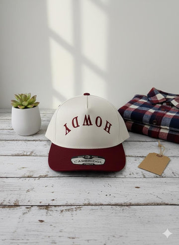 Custom embroidered "Howdy" trucker cap by DK Crafted Solutions