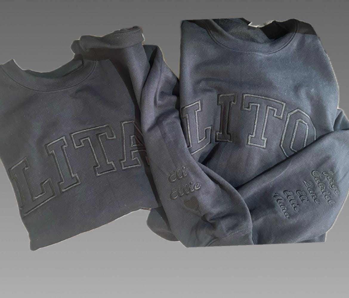 Custom Name Sweatshirt: Personalized Heart Graphic