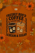 Ghost Iced Coffee Halloween Shirt: Spooky Season Comfort Colors Tee