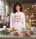 Ghost, Bows and Mexican Pastries Comfort Colors 6014 Long Sleeve Tee