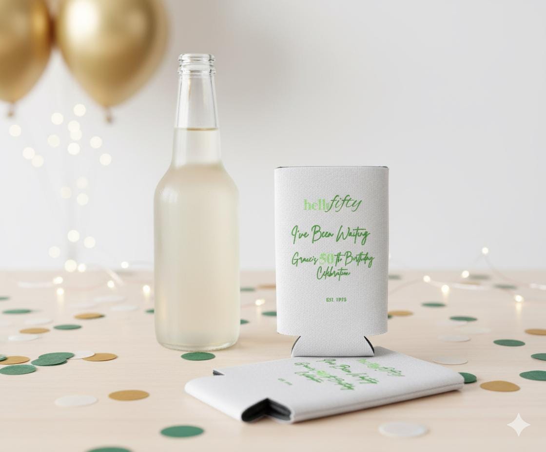 Personalized Koozies (25) | Custom Neoprene Can Cooler for Any Occasion