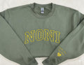 Personalized grandma sweatshirt flat lay