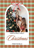 Plaid, Farmhouse Holiday Family Photo Card, Printable Digital or Printed Christmas Greeting