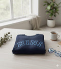 Personalized grandma sweatshirt embroidered sleeve close-up