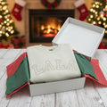 Custom grandma sweatshirt embroidered sleeve close-up