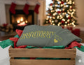 Embroidered Custom Gildan 18000 Monogram Grandma Sweatshirt with Grandchild Names and Heart on Sleeve