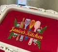 Personalized Embroidered Hostess or Housewarming Gift, Custom Monogrammed Baker Port Authority A600 Kitchen Apron