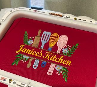 Personalized Embroidered Hostess or Housewarming Gift, Custom Monogrammed Baker Port Authority A600 Kitchen Apron