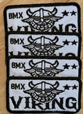 Custom patch shown on denim jacket