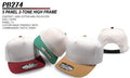 Upside Down Embroidered Maroon & Cream Trucker HOWDY Cambridge PB274 Hat