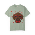 Faux Yarn Chocolate Doodle Valentines Day Tee Shirt