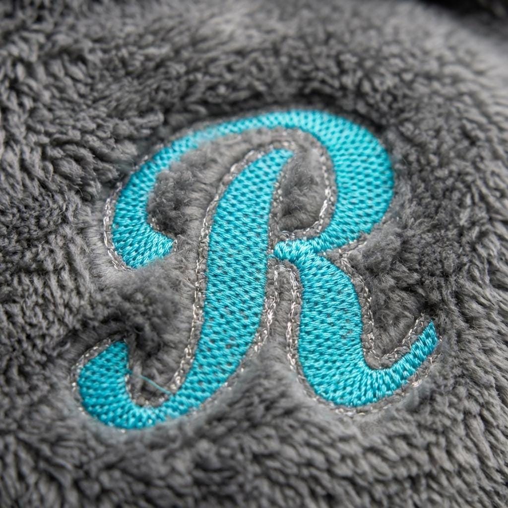 Custom Embroidered Plush Poncho Personalized Oversized Hoodie Blanket Port Authority BP42 Monogrammed Wearable Fleece
