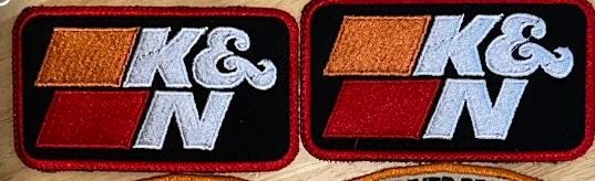 Personalized company logo patch example