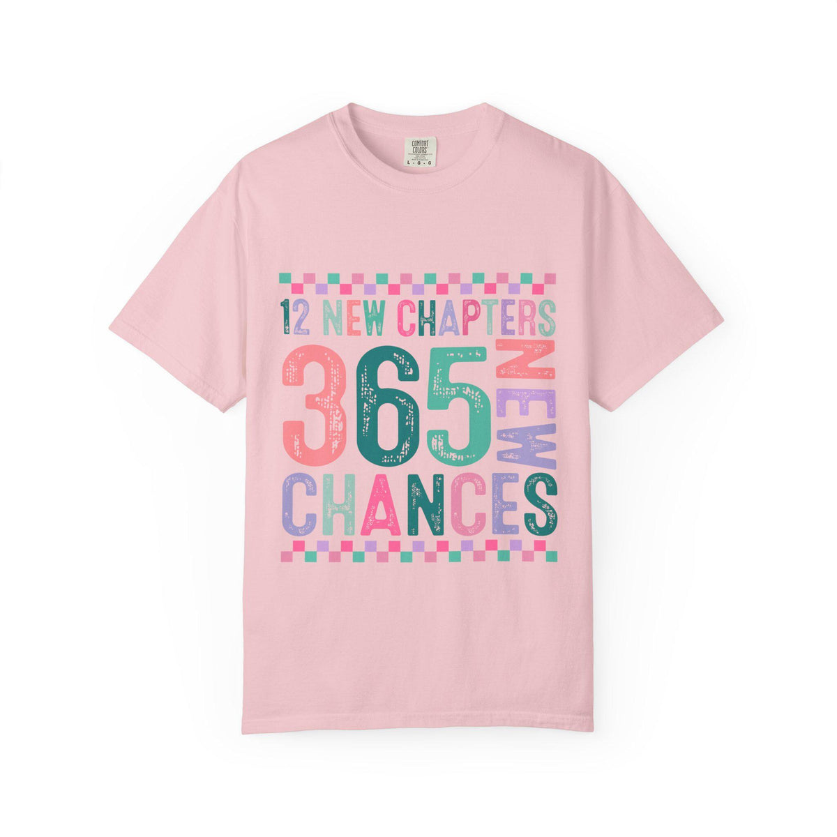 365 Chances Inspirational Typography T-Shirt | New Chapters Motivational Tee