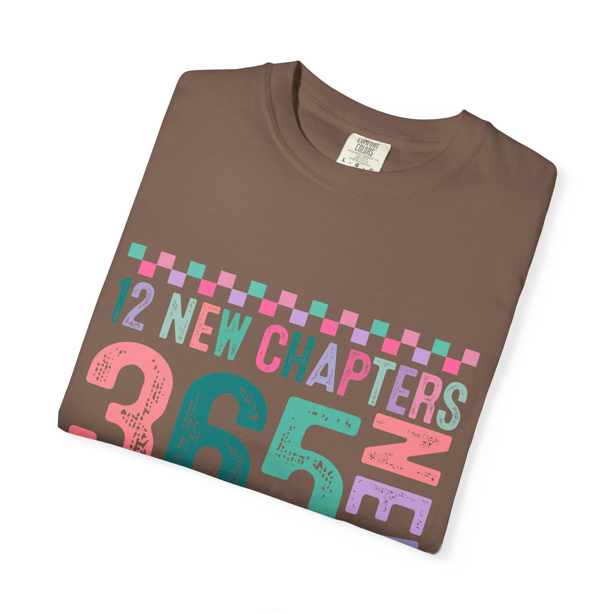 365 Chances Inspirational Typography T-Shirt | New Chapters Motivational Tee