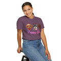 Puppy Love Comfort Colors T-Shirt | Dog Faces with Hearts