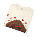 Faux Yarn Chocolate Doodle Valentines Day Tee Shirt