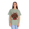 Faux Yarn Chocolate Doodle Valentines Day Tee Shirt