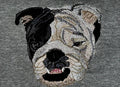 Custom Embroidered Pet Portrait Sweatshirt | Personalized Dog Cat Crewneck