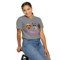 Puppy Love Comfort Colors T-Shirt | Dog Faces with Hearts